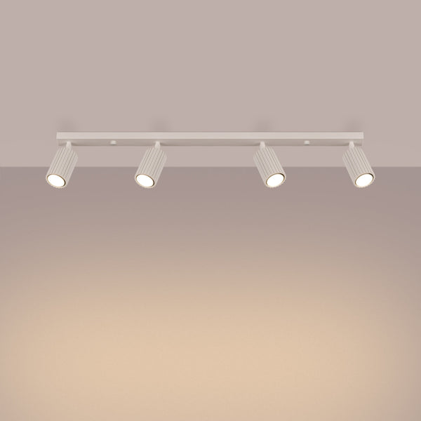 Plafondlamp KARBON 4L beige