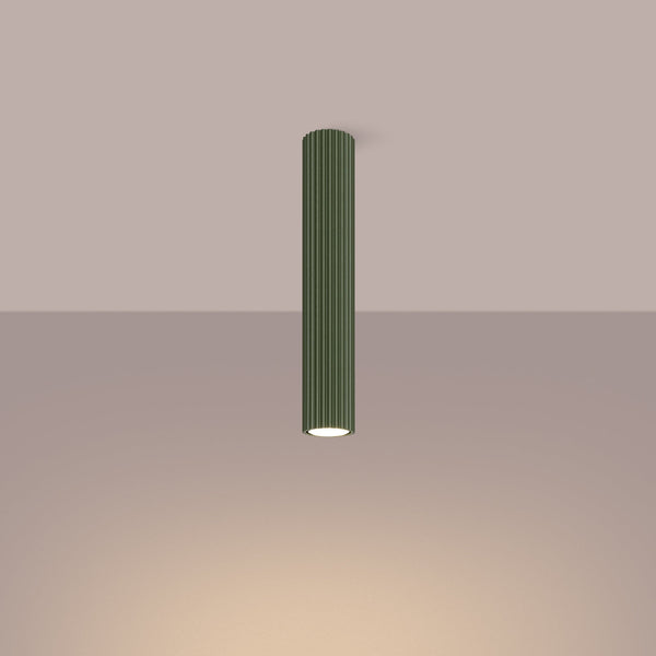 Plafondlamp KARBON 40 olijfgroen