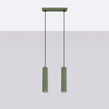 Hanglamp KARBON 2 olijfgroen