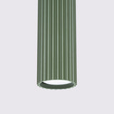 Hanglamp KARBON 3L olijfgroen