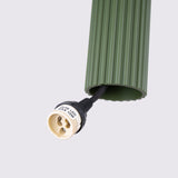 Hanglamp KARBON 3P olijfgroen