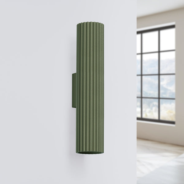 Wandlamp KARBON 30 olijfgroen