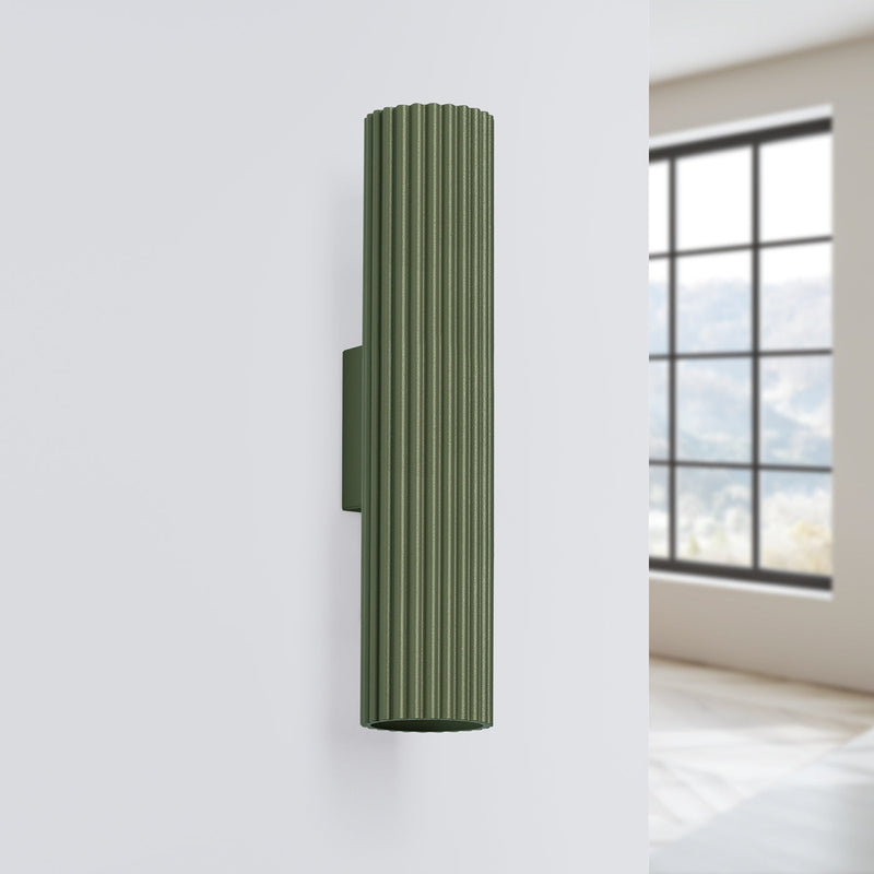 Wandlamp KARBON 30 olijfgroen