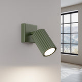 Wandlamp KARBON olijfgroen