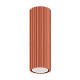 Plafondlamp KARBON 20 rood oker
