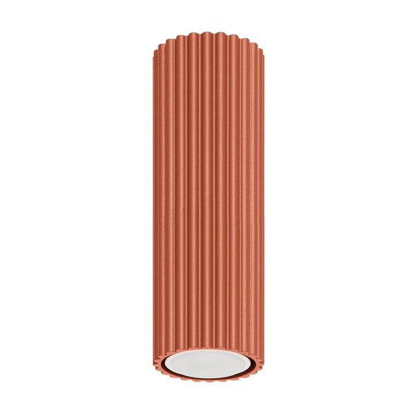 Plafondlamp KARBON 20 rood oker