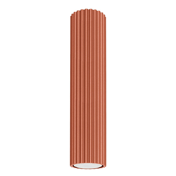 Plafondlamp KARBON 30 rood oker