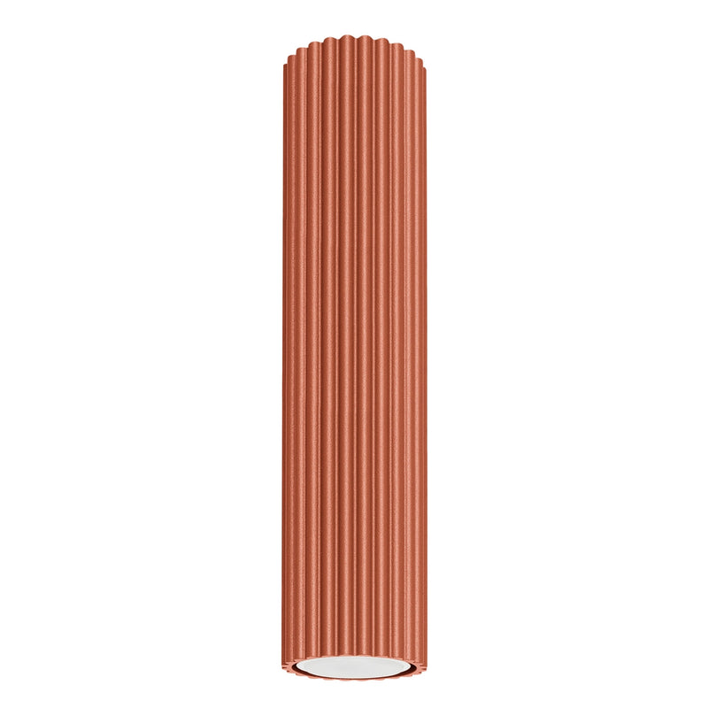 Plafondlamp KARBON 30 rood oker