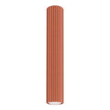 Plafondlamp KARBON 40 rood oker