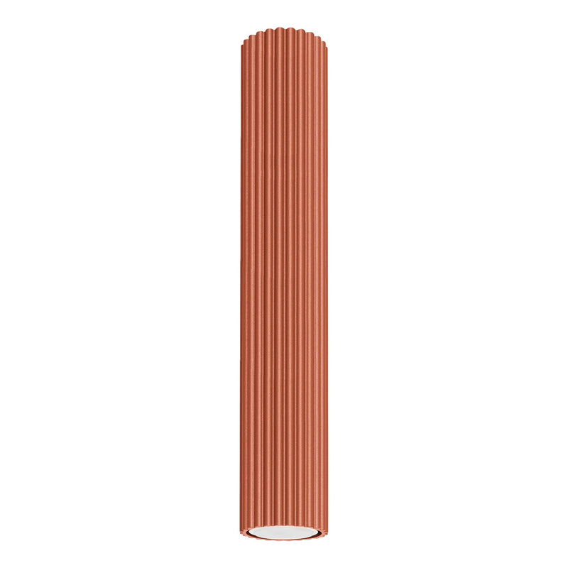 Plafondlamp KARBON 40 rood oker