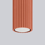 Plafondlamp KARBON 40 rood oker