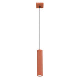 Hanglamp KARBON 1 rood oker