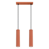 Hanglamp KARBON 2 rood oker