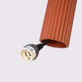 Hanglamp KARBON 3L rood oker