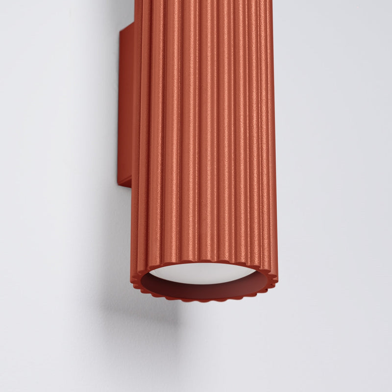 Wandlamp KARBON 30 rood oker