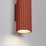 Wandlamp KARBON 30 rood oker