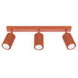 Plafondlamp KARBON 3L rood oker