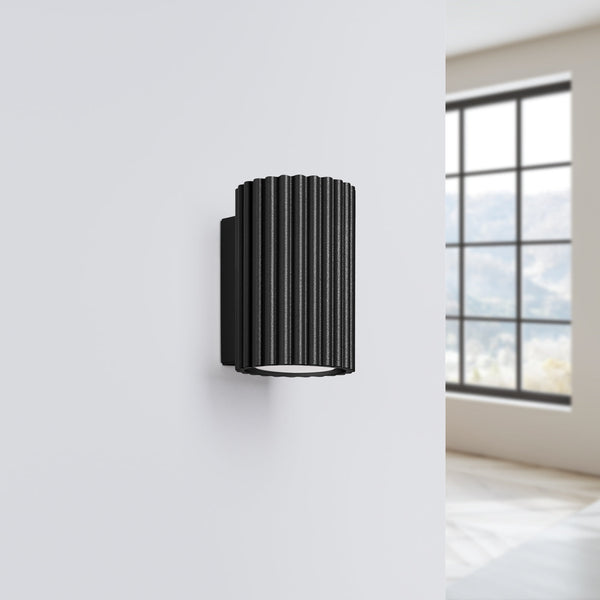 Wandlamp KARBON 10 zwart