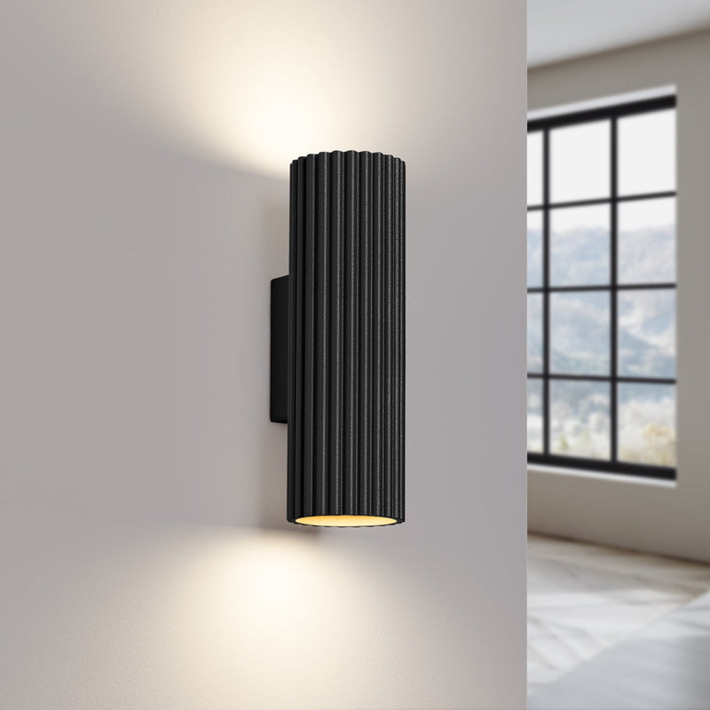Wandlamp KARBON 20 zwart
