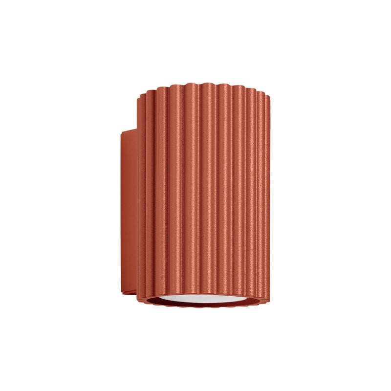 Wandlamp KARBON 10 rood oker