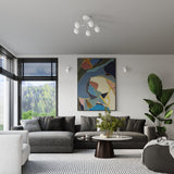 Tijdloze witte Kroonluchter ASTRAL 3