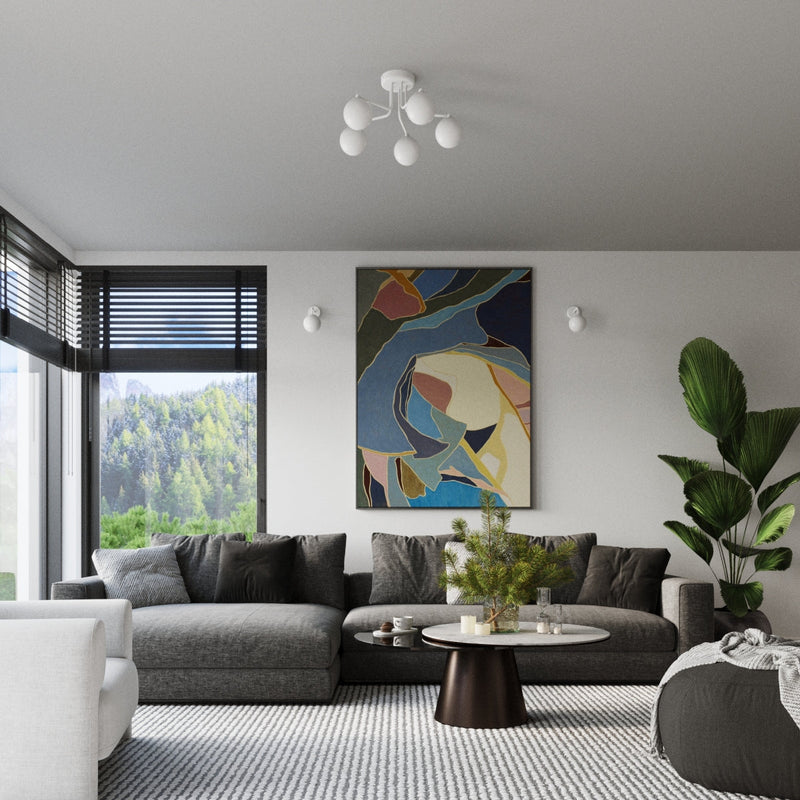 Tijdloze witte Kroonluchter ASTRAL 3
