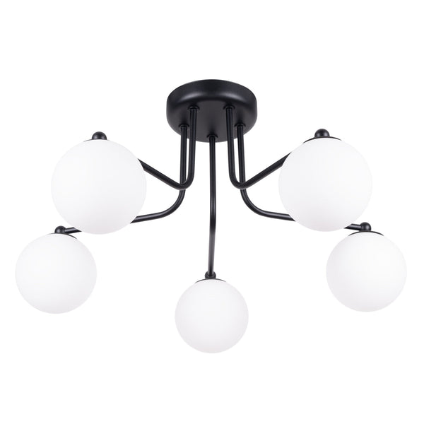 Tijdloze zwarte Kroonluchter ASTRAL 5