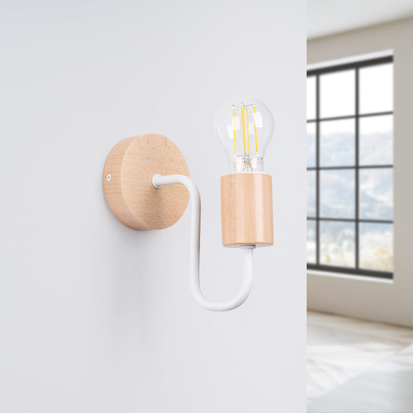 Wandlamp TIMBO wit