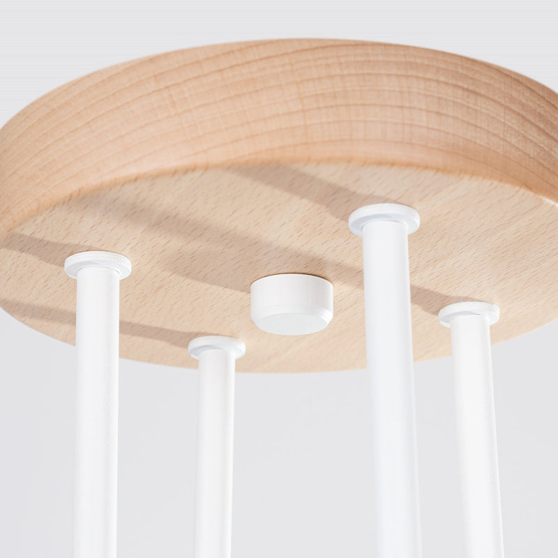 Moderne witte Kroonluchter TIMBO 4