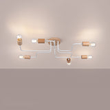 Moderne witte Kroonluchter TIMBO 6