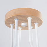 Moderne witte Kroonluchter TIMBO 6