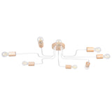 Moderne witte Kroonluchter TIMBO 8