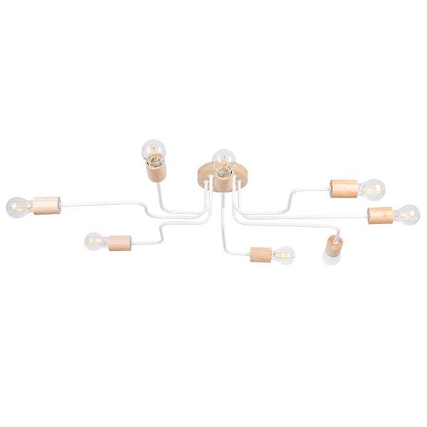 Moderne witte Kroonluchter TIMBO 8