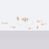 Moderne witte Kroonluchter TIMBO 8