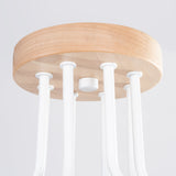 Moderne witte Kroonluchter TIMBO 8