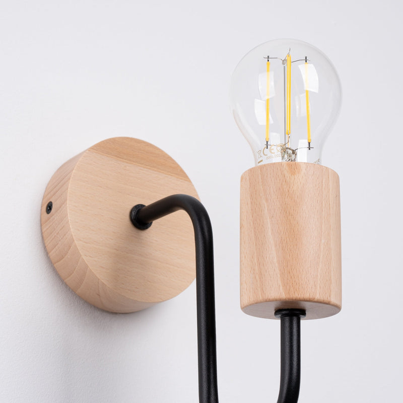 Wandlamp TIMBO zwart