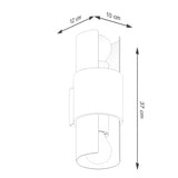 Wandlamp FLASH 2 wit