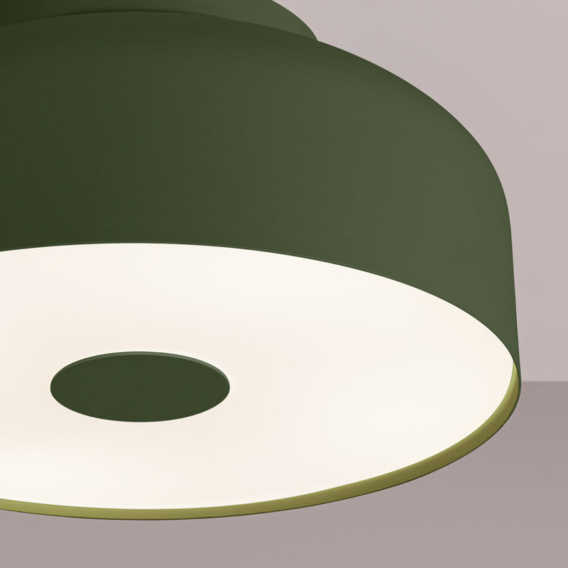 Plafondlamp OMIQ olijfgroen