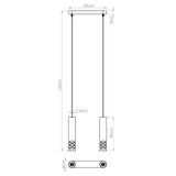 Hanglamp LIRO 2 wit