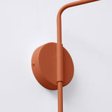 Wandlamp NOX rood oker