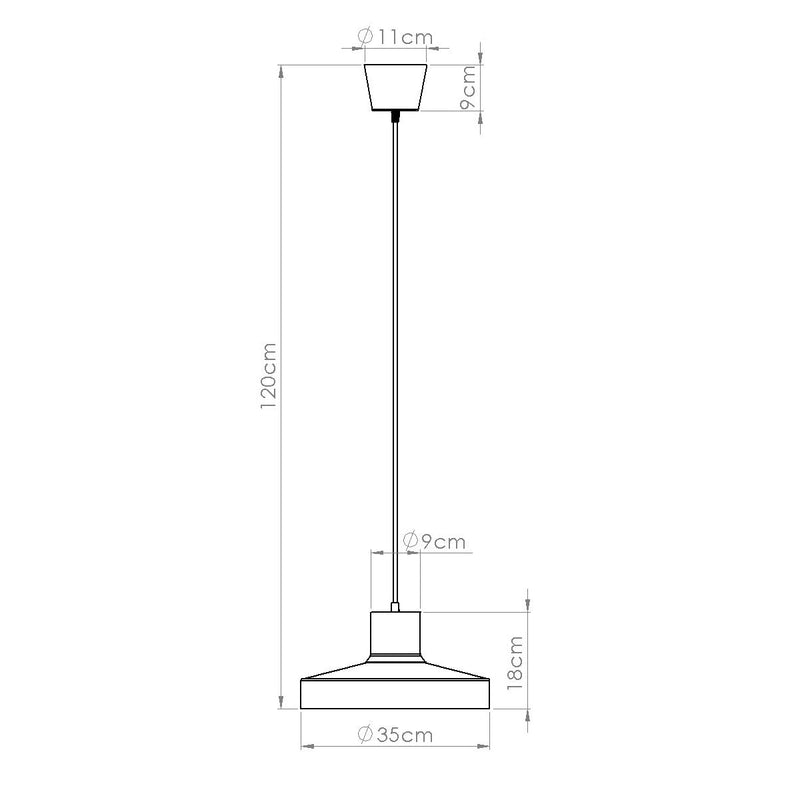 Hanglamp BILO beżowa