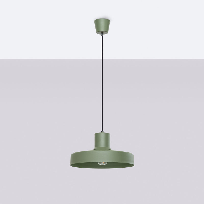Hanglamp BILO olijfgroen