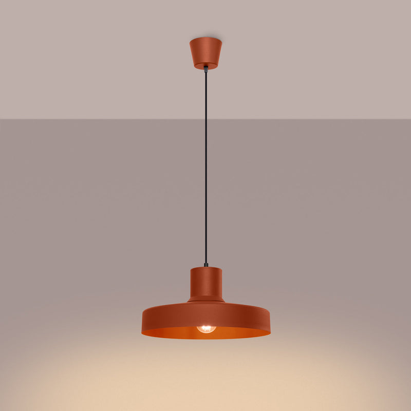 Hanglamp BILO rood oker