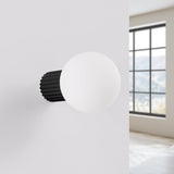 Wandlamp HALO zwart IP44