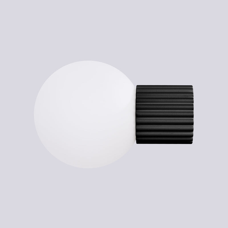 Wandlamp HALO zwart IP44