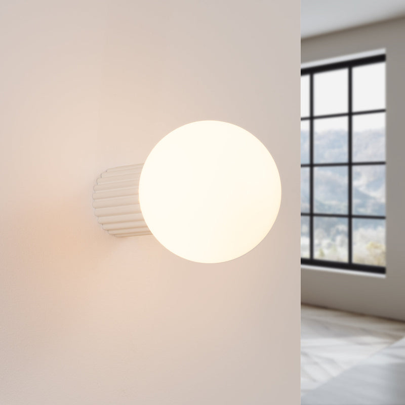 Wandlamp HALO beige IP44