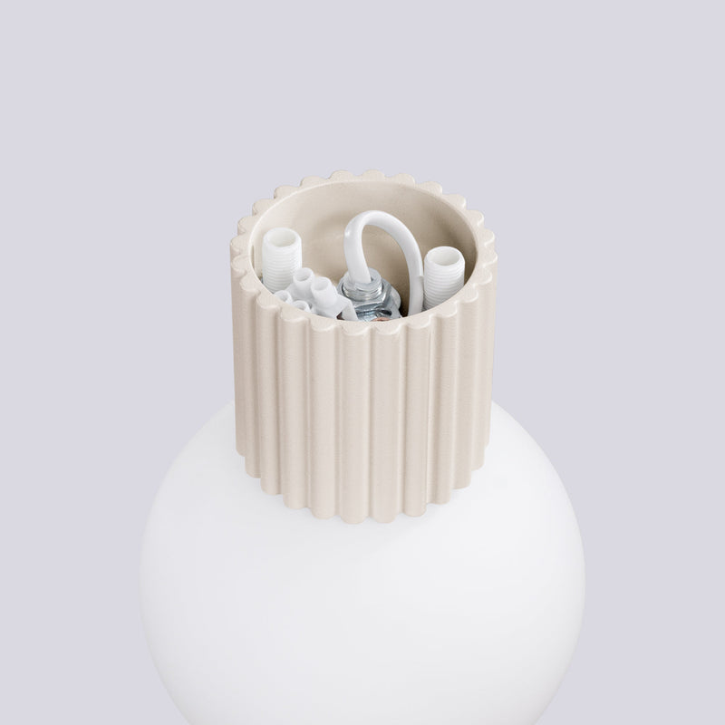 Wandlamp HALO beige IP44