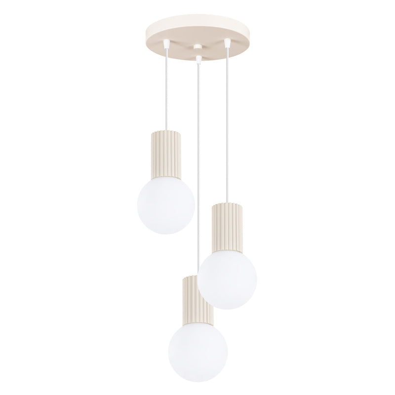 Hanglamp HALO 3P beige