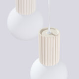 Hanglamp HALO 3P beige