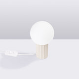Tafellamp HALO beige